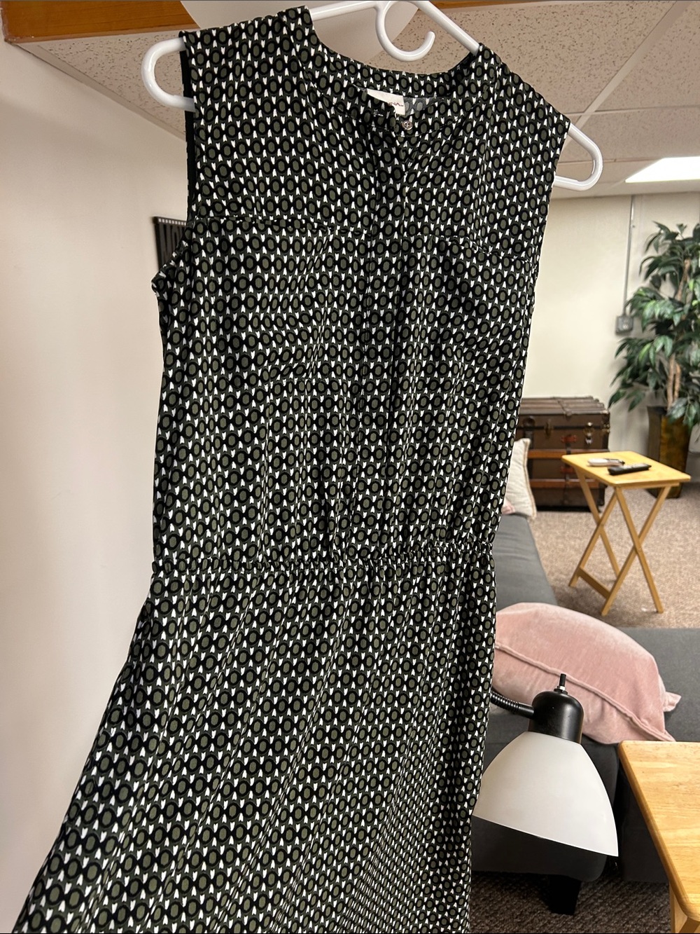 Merona Olive and Black dress